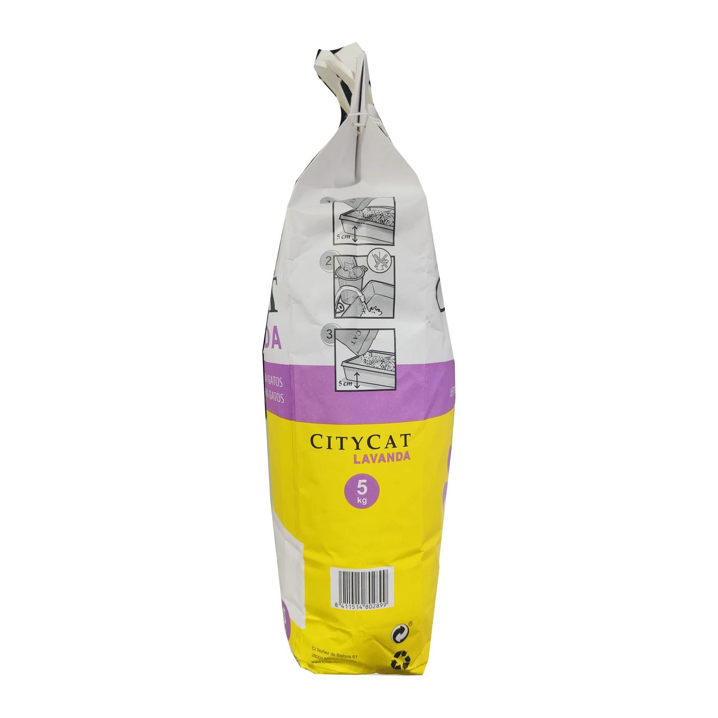 ARENA CITY CAT PERFUMADA 5 KG.