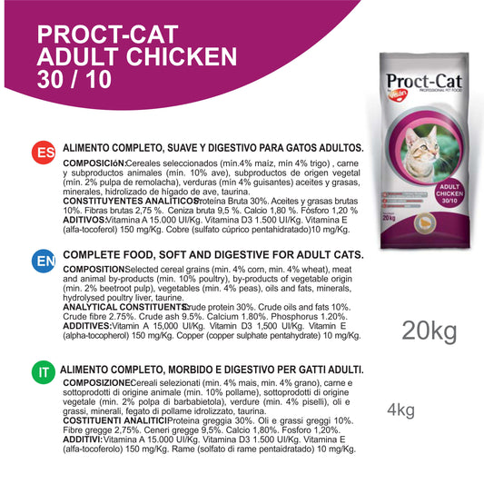 PROCT-CAT ADULT CHICKEN 4 KG. -4-
