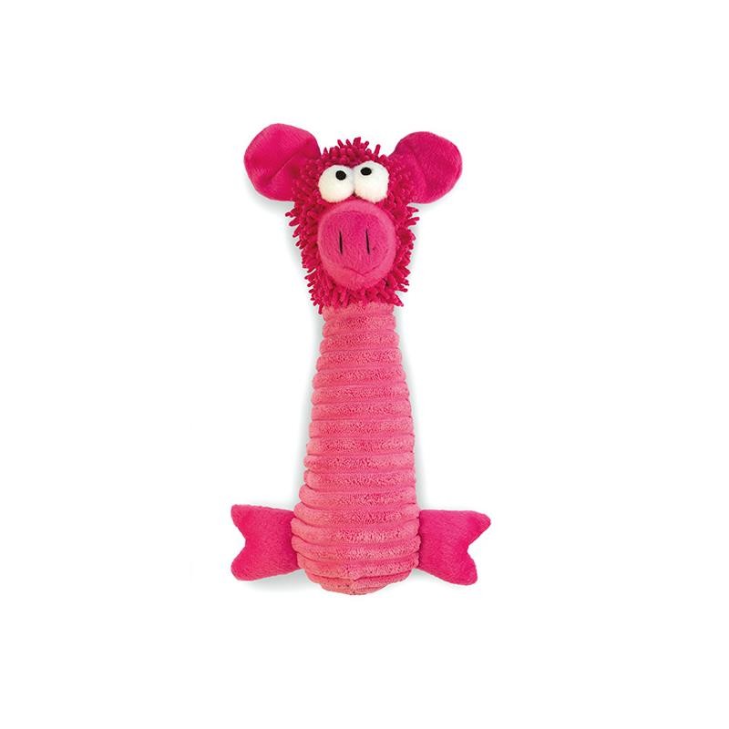 CERDITO PELUCHE ROSA 28cm.