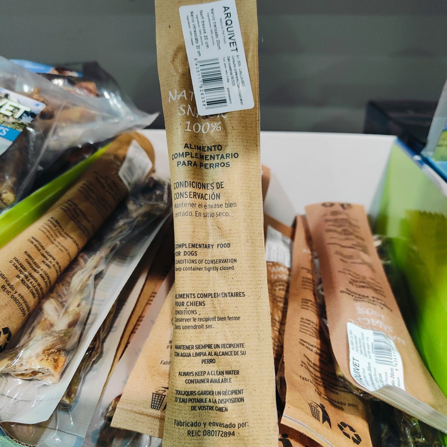 NERVIO DE CERDO TRENZADO 20 CM. EXTRA