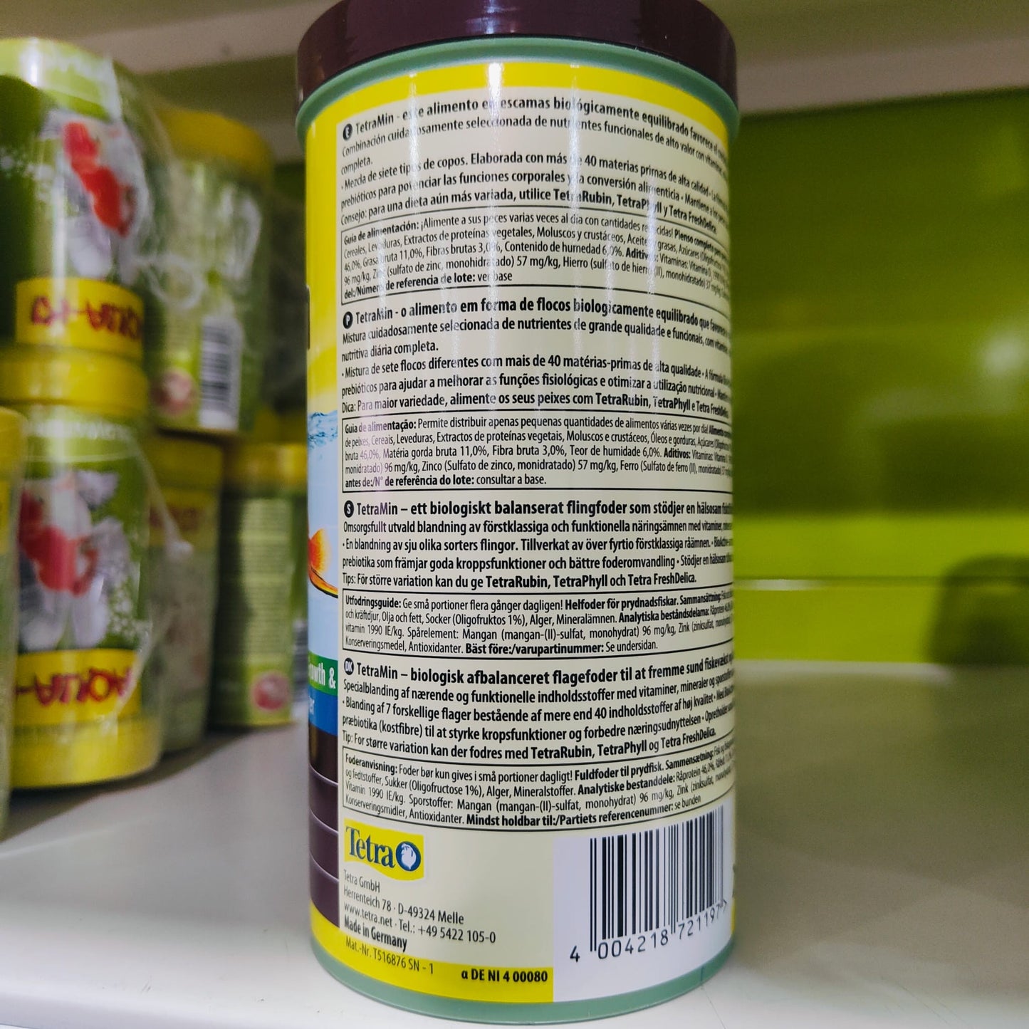 TETRAMIN 100 ML. (Escamas) Alimento premium completo.