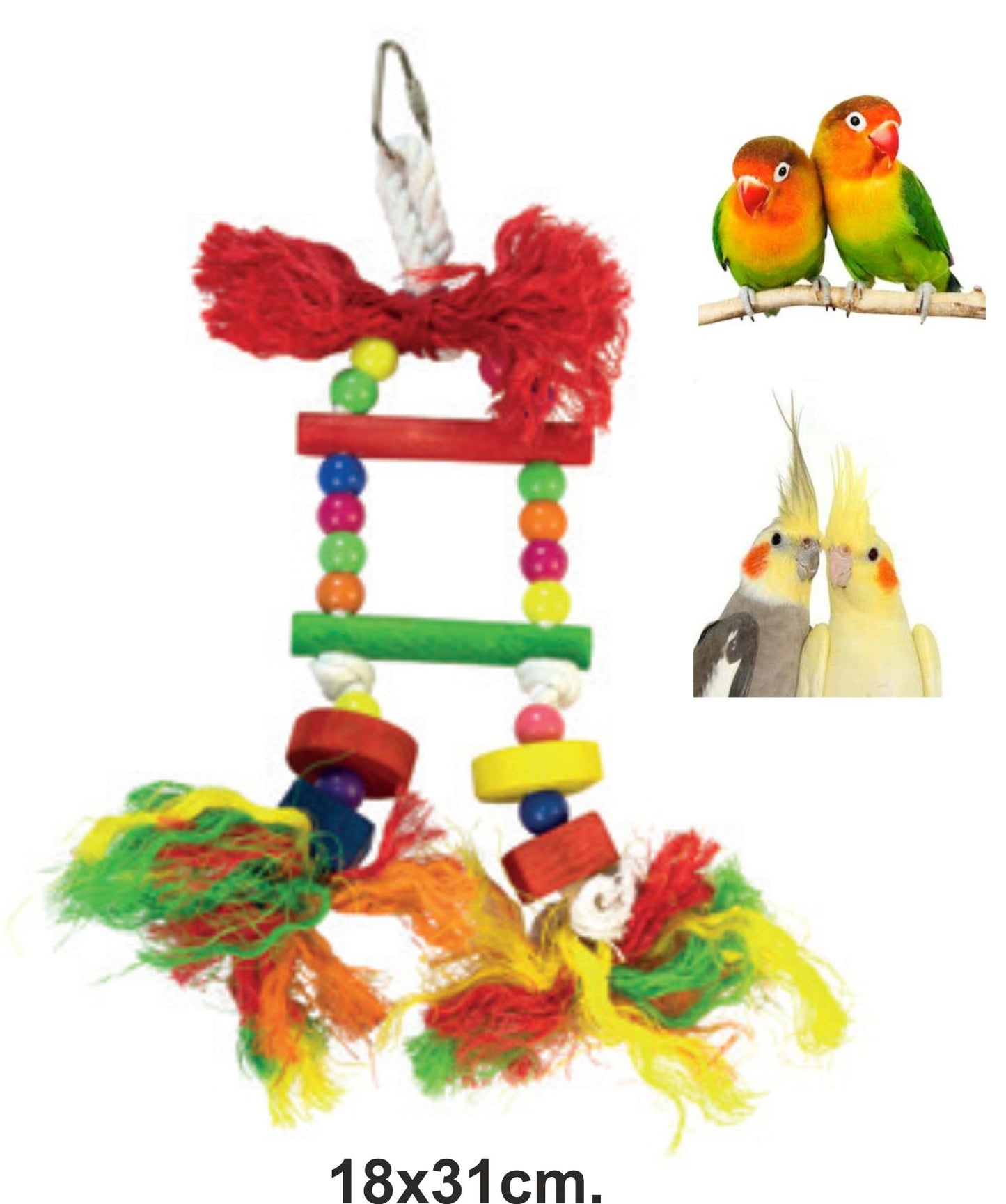 ESCALERA MULTICOLOR SIN CAMPANA 18 x 31 cm