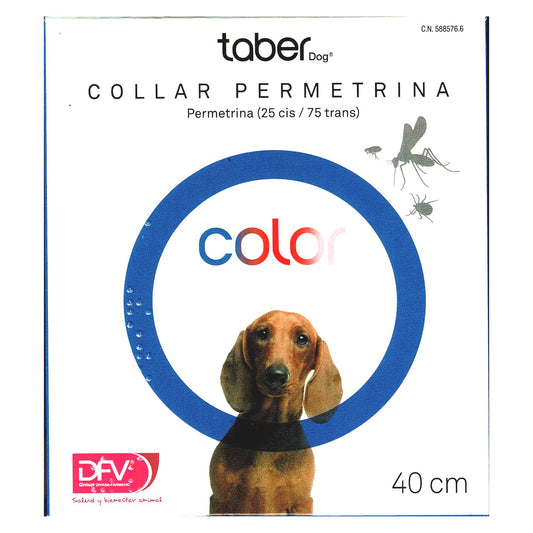 TABERDOG COLLAR PERMETRINA 60cm.ROJO