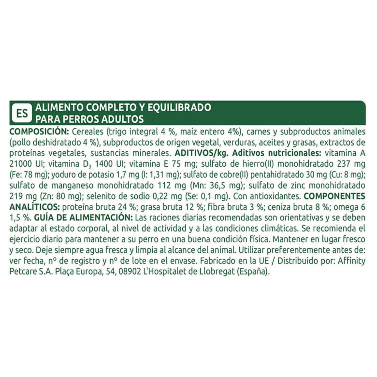 LIBRA DOG ADULT CHICKEN 14 KG.