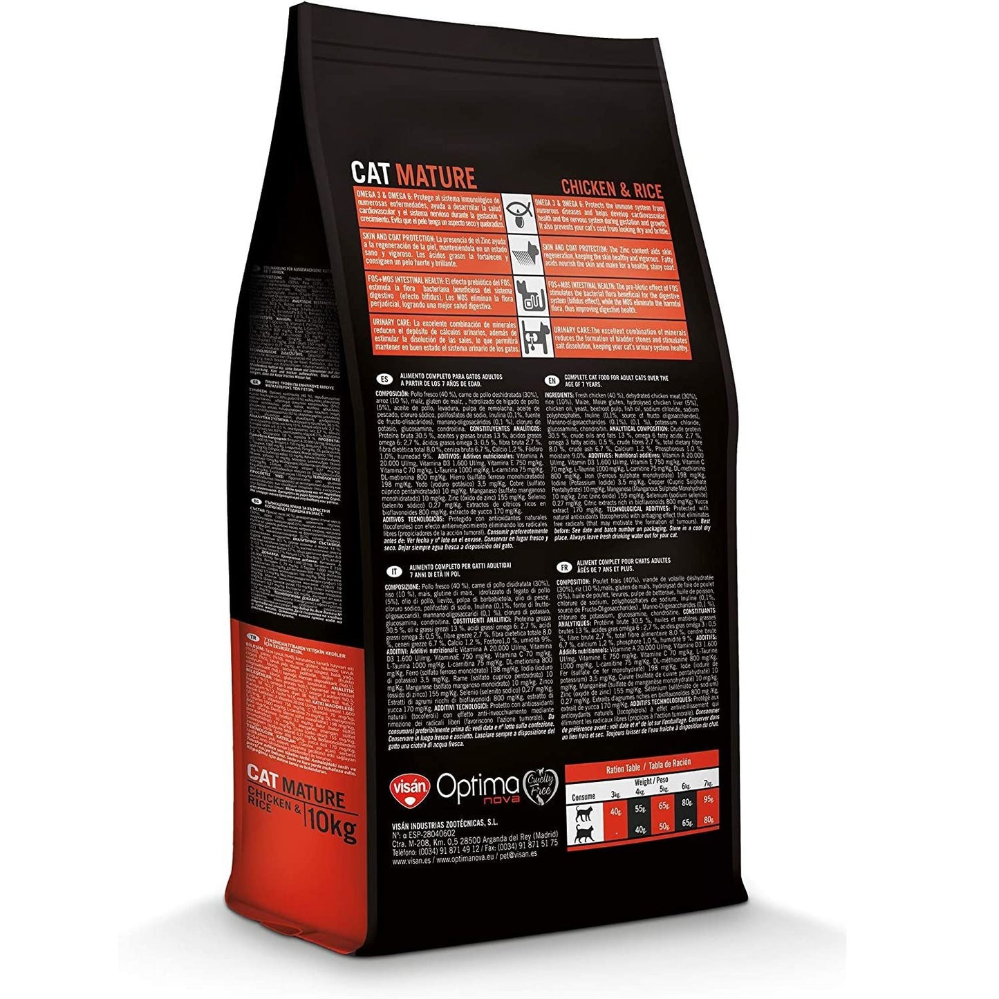 OPTIMA NOVA CAT MATURE 8 KG.