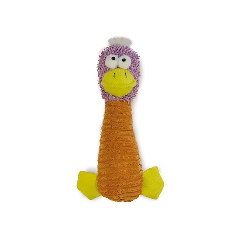 PATO PELUCHE NARANJA 27cm.