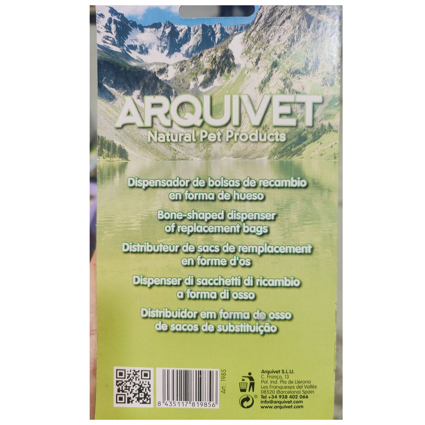 DISPENSADOR FORMA DE HUESO