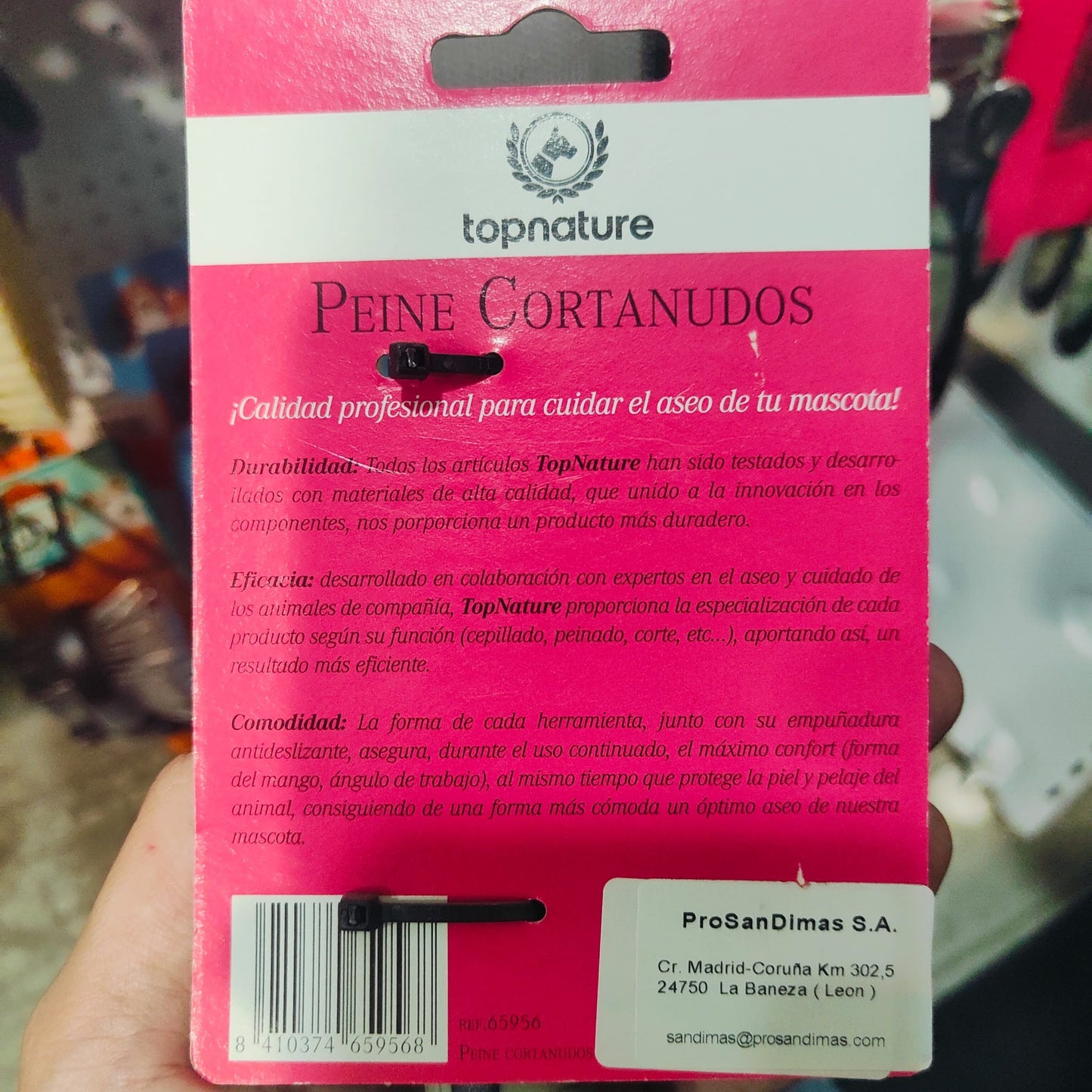 PEINE CORTA NUDOS. TOP NATURE **