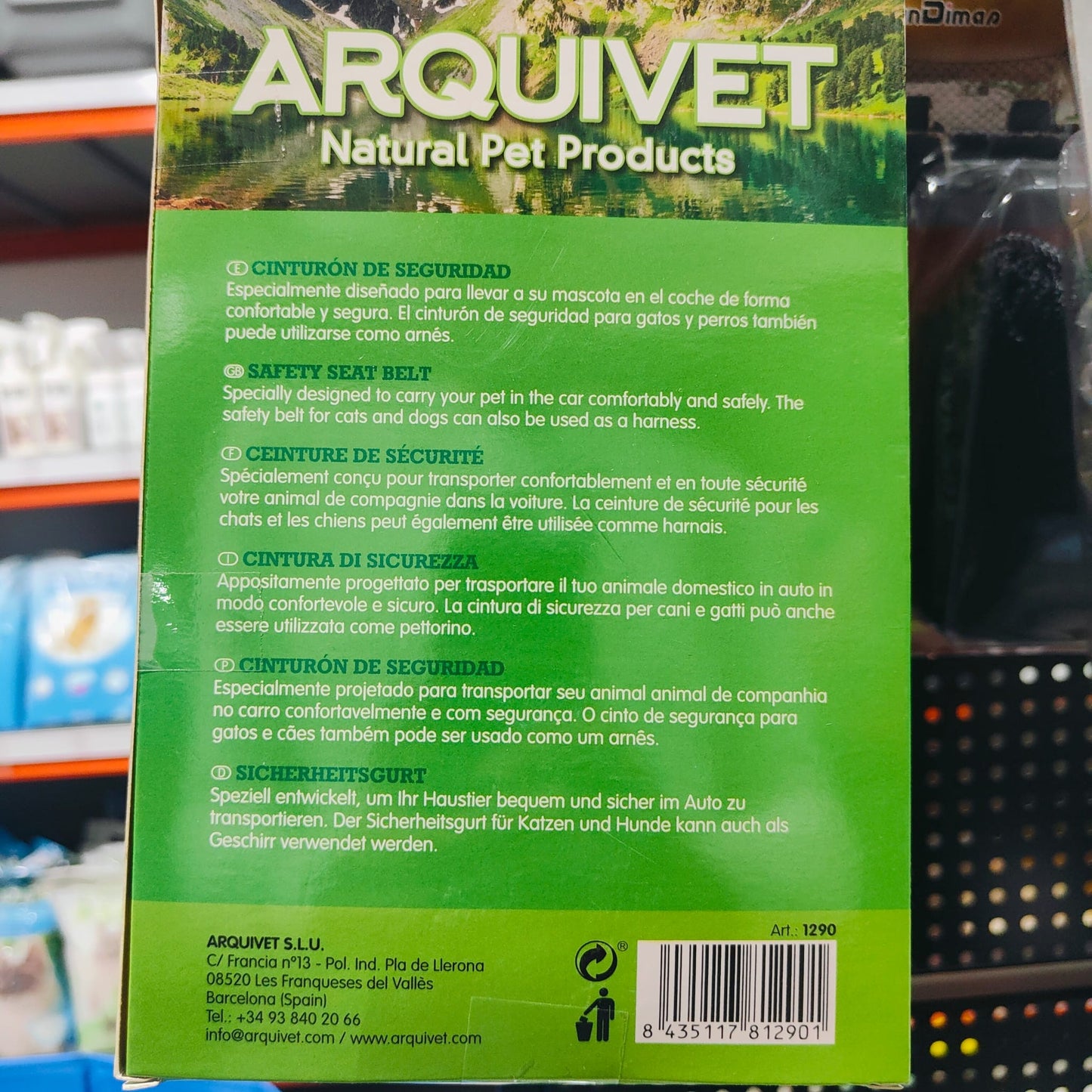 CINTURON SEGURIDAD T/S 30-70cm.