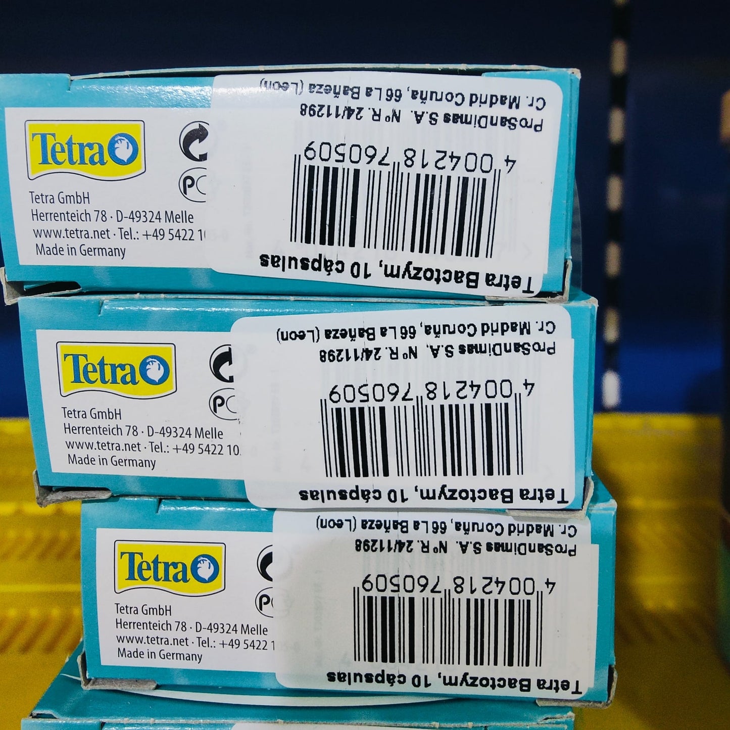 TETRA BACTOZYM 10 CAPSULAS.