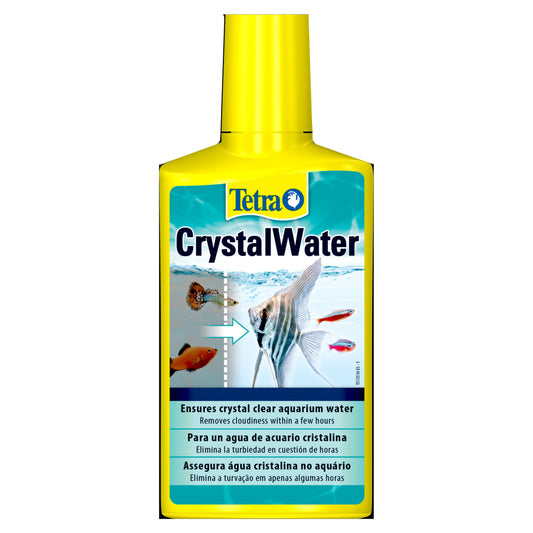 TETRA CRYSTALWATER 250 ml. Para agua de acuario cristalina.