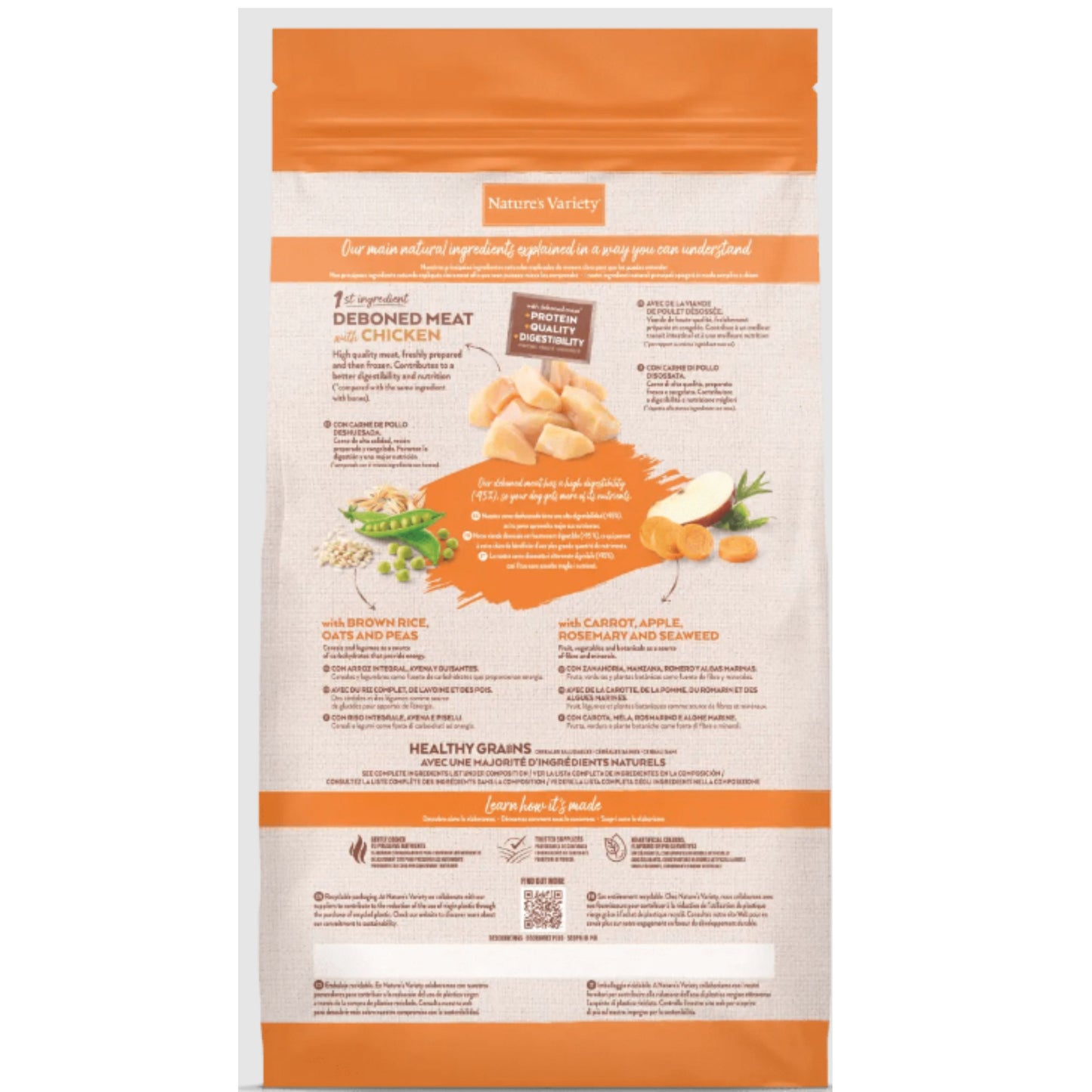 NATURES VARIETY HEALTHY GRAIN PUPPY MEDIUM POLLO 3Kg.