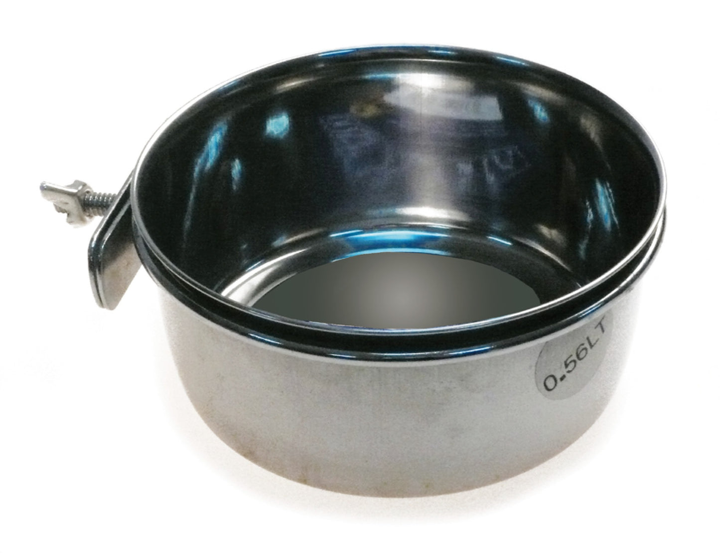 COMEDERO LORO INOX.12cm CON TORNILLO